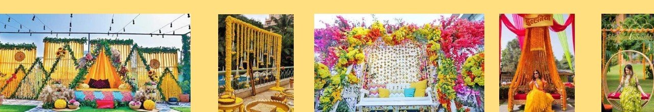 Haldi & Mehendi Decorations hero - Game Jockey & Team Building Udaipur