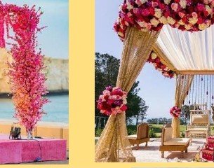 Royal Gold & Rose Mandap - Game Jockey & Team Building Udaipur