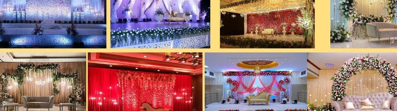 Stage Backdrop Decorations hero - Game Jockey & Team Building Udaipur